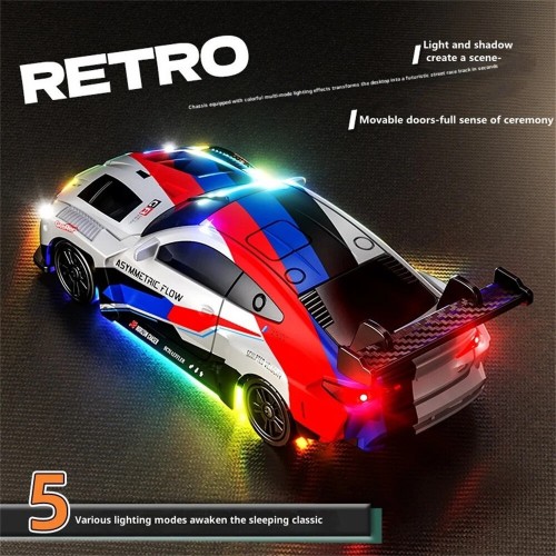 88RC RC43-B3 1/43 Mini Drift RC Car with Gyro & LED – RTR 4WD